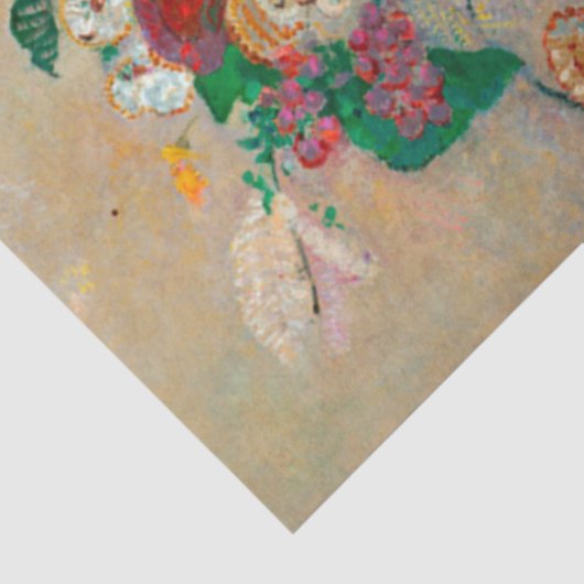 Bloemen, Redon Tissuepapier (Detail)