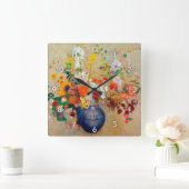 Bloemen, Redon Vierkante Klok (Huis)