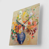 Bloemen, Redon Vierkante Klok (Hoek)