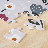 Bloemen regenbogen: Hand getrokken naadloze textuu Legpuzzel (Zijkant)