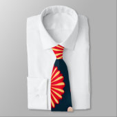  Bloemen Regenboog Retro Bloemen Patroon Stropdas (Gebonden)