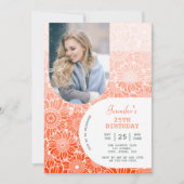 Bloemen Regenboog Sinaasappel Strepen Arch Foto Ve Kaart (Voorkant)