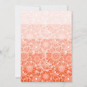 Bloemen Regenboog Sinaasappel Strepen Arch Foto Ve Kaart (Achterkant)