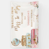 Bloemen reizen Miss naar Mrs Vrijgezellenfeest Ban Spandoek (Verticaal)