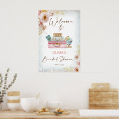 Bloemen Reizend Vrijgezellenfeest Welkom Poster (Keuken)