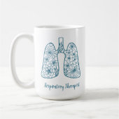 Bloemen respiratoir therapeut koffiemok (Links)