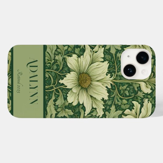 Bloemen Retirement Gifts voor Moeder Groen Case-Mate iPhone Case (Achterkant (horizontaal))