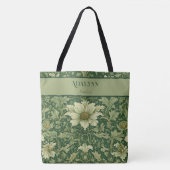 Bloemen Retirement Gifts voor Moeder Groen Tote Bag (Voorkant)