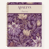  Bloemen Retirement Gifts voor Moeder Violet Notitieboek (Voorkant)