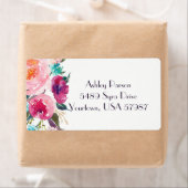 Bloemen retour adres label (Insitu)