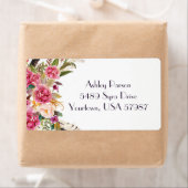 Bloemen retour adres label (Insitu)