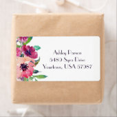 Bloemen retour adres label (Insitu)