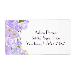 Bloemen retour adres label