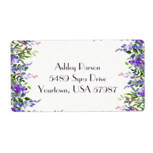 Bloemen retour adres label