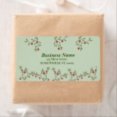 Bloemen retouradres labels rustieke botanische (Insitu)