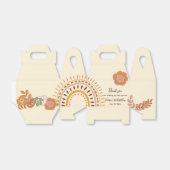 Bloemen Retro Groovy Verjaardagsfeest Bedankdoosjes (Uitgevouwen)