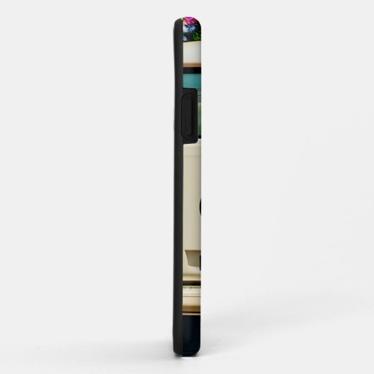 Bloemen Retro Hippie Van  Kunst Case-Mate iPhone Case (Achterkant/rechts)