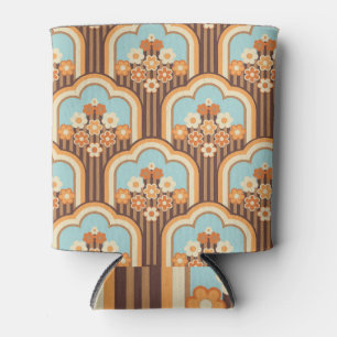 Bloemen Retro: jaren 70 Wallpaper Revival Blikjeskoeler