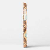 Bloemen Retro: jaren 70 Wallpaper Revival Case-Mate iPhone Case (Achterkant / Links)