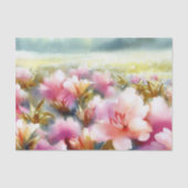 Bloemen-Rhododendron (C) Waterverf Tissuepapier (Voorkant)