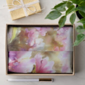 Bloemen-Rhododendron (D) Waterverf Tissuepapier (Geschenk)