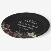 Bloemen RIP 20s 30th Birthday Papier Borden Papieren Bordje (Gekanteld)