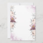 Bloemen RN Verpleegster Bloemen Afstudeerfeest Kaart (Achterkant)