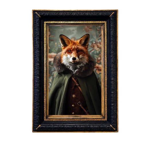 Bloemen Robin Hood Fox Decoupage Tissuepapier