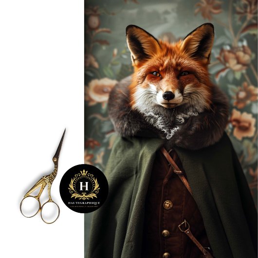 Bloemen Robin Hood Fox Decoupage Tissuepapier