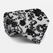 Bloemen Rococo bruiloft, stropdas (Opgerold)