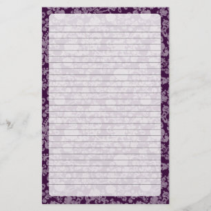 Bloemen Rococo Huwelijk, briefpapier