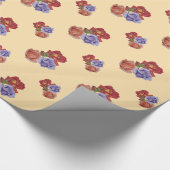 bloemen rode rozen en rozen bloemen bloemen cadeaupapier (Hoek)