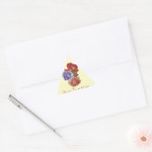 bloemen rode rozen en rozen bloemen bloemen sticker (Envelop)