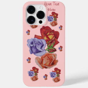 bloemen rode rozen en rozen buisjes bloem Case-Mate iPhone 14 pro max hoesje