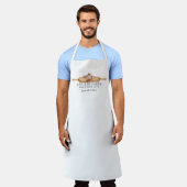 Bloemen Rolling Pin Baker's Schort (Gedragen)