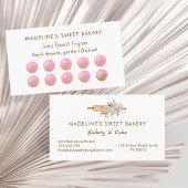 Bloemen Rolling Pin Bakery Flat Loyalty Kaart