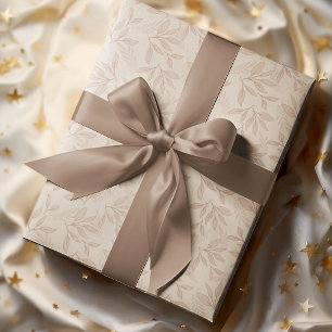 Bloemen  Romance bladeren patroon Cadeaupapier