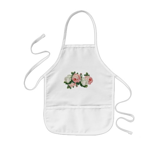 Bloemen Romance Kinder Schort (Voorkant)