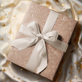 Bloemen  Romance Patroon Cadeaupapier