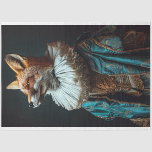 Bloemen Romeo Juliet Fox Decoupage Tissuepapier (Voorkant)