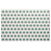 Bloemen rond de aarde stof (Fat Quarter)
