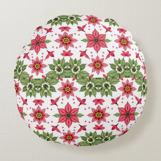 bloemen rond kussen (Voorkant)