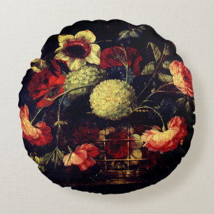 bloemen rond kussen