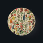 bloemen ronde button 3,2 cm<br><div class="desc">Ga naar mijn winkel voor een interessanter design en meer kleurenkeuze. => zazzle.com/colorfulworld*</div>