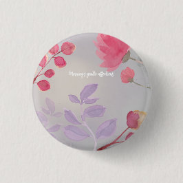 Bloemen Ronde Button 3,2 Cm