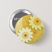 bloemen ronde button 5,7 cm (Voorkant /achterkant)