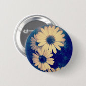 Bloemen Ronde Button 5,7 Cm (Voorkant /achterkant)