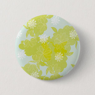 Bloemen Ronde Button 5,7 Cm