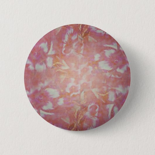 bloemen ronde button 5,7 cm (Voorkant)