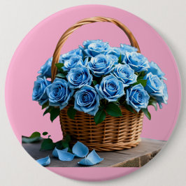 Bloemen Ronde Button 6,0 Cm